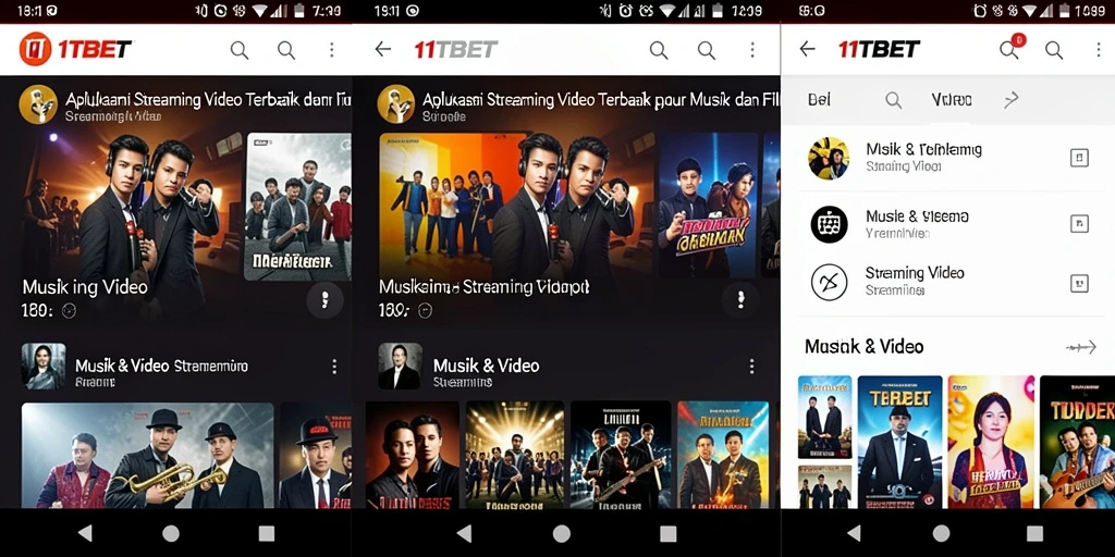 Tampilan antarmuka 11TBET dengan video streaming yang berkualitas.