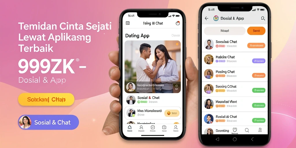 Antarmuka intuitif 999ZK untuk menemukan pasangan.