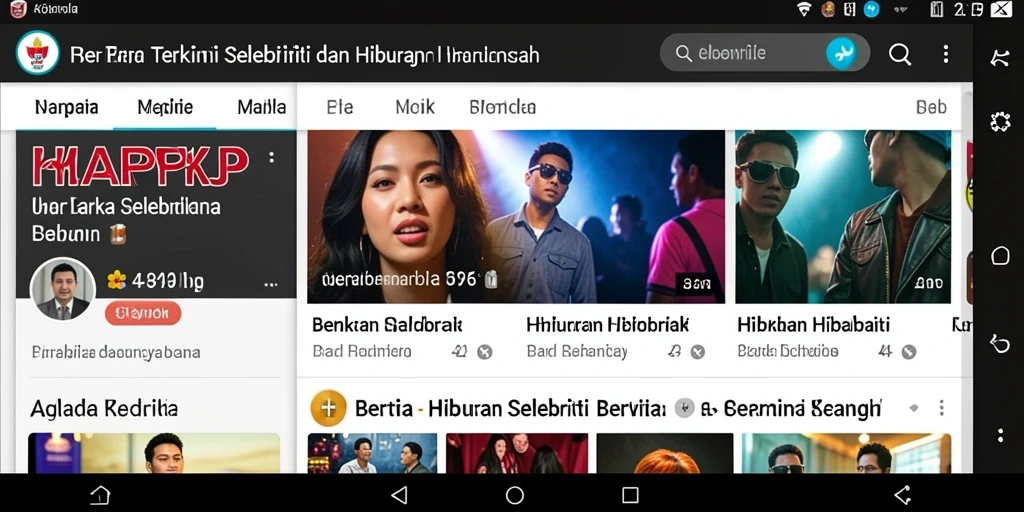Tampilan antarmuka HARAPJP yang menarik dan informatif.