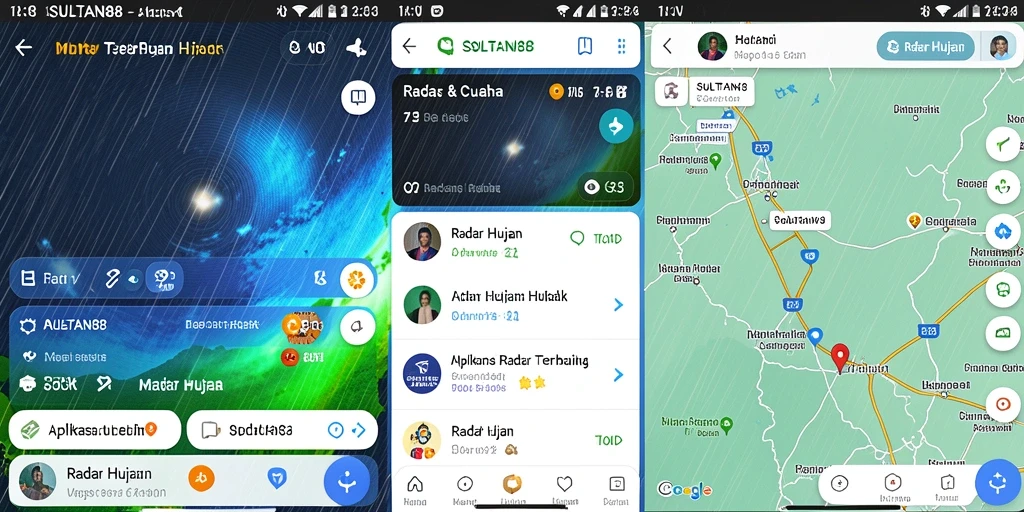 Antarmuka SULTAN88 menampilkan radar hujan yang akurat dan informatif.